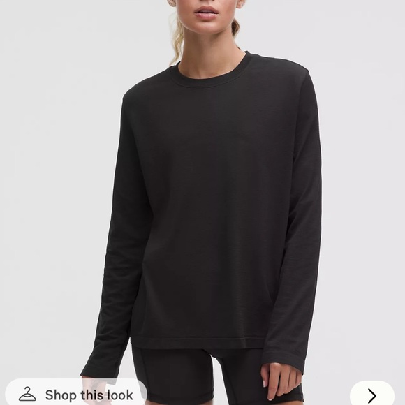 Lululemon swiftly relaxed long sleeve size 10 black - Picture 2 of 8